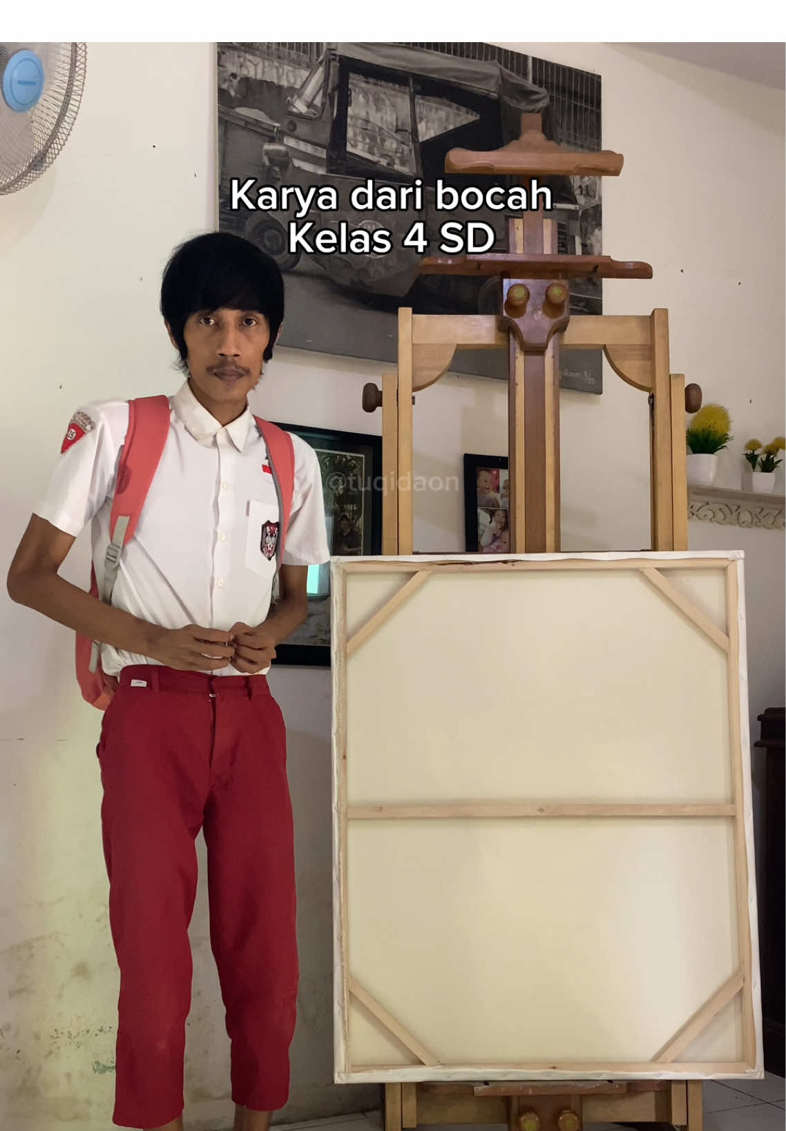 Ko @WILLIE SALIM minta ipun 🌚 #williesalim #oilpainting #painting #probolinggo 