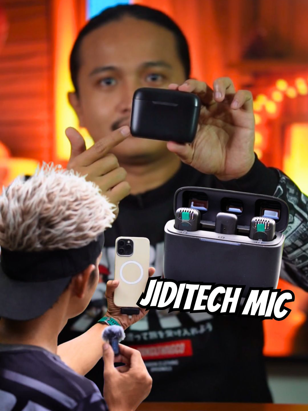Jiditech Dual Wireless Mic malinaw ang audio at super dali pang gamitin!