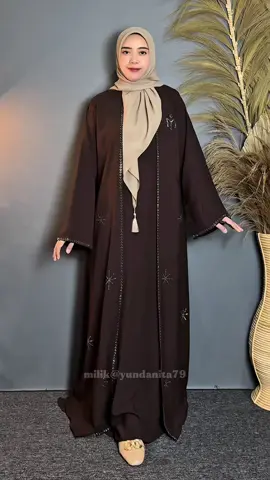Cantik,simpel,elegant. pas bngt dipake buat lebaran nanti😍🤏 #abaya  #abayastyle  #abayacantik  #abayalebaran  #lebaran2026 