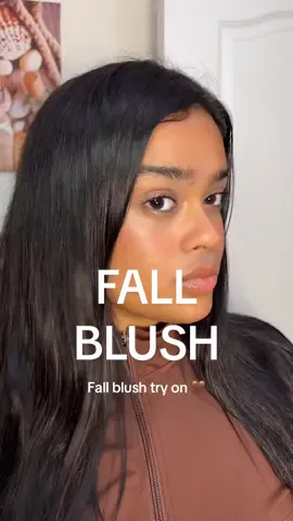 Fall blush try on 🤎 @Morphe Cosmetics blush trio in “after party”  #fallmakeup #fallblush #blush #blushes #makeuptutorial 