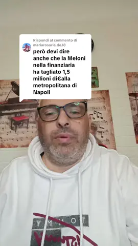 Risposta a @mariarosaria.de.l8 #napoli #metro #finanziamenti #giorgiameloni #soldi 