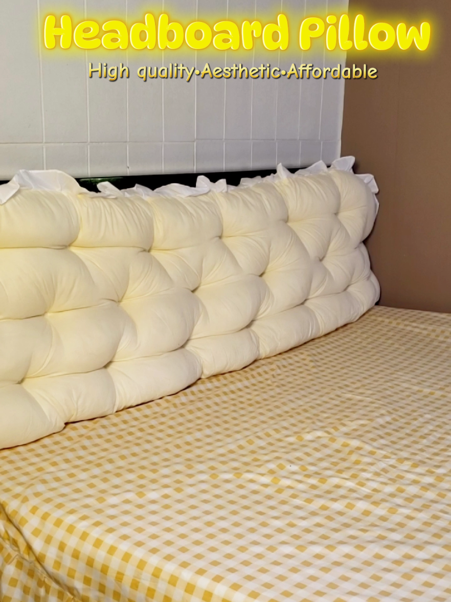 Pillow Headboard  #pillow #headboard #bedside #bedheadboard #diyheadboard 