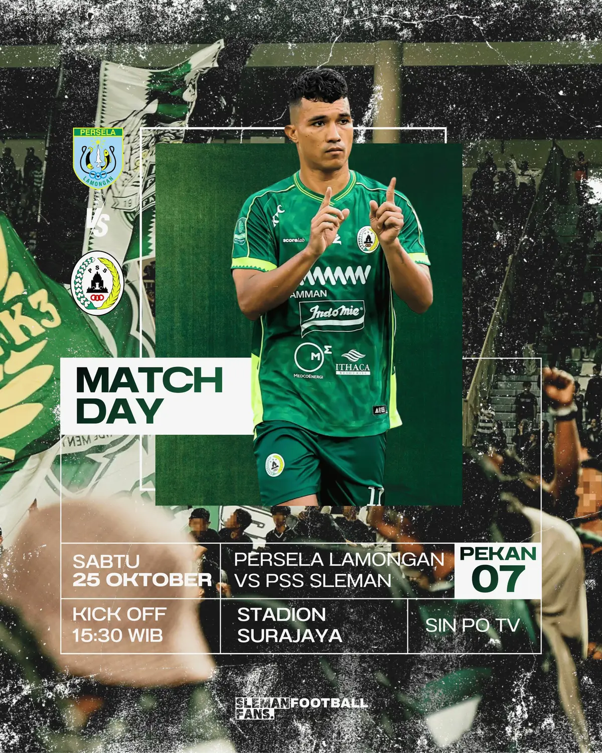 Let’s finish this weekend perfectly ✨💚👑 Waktunya KING PSS Berpesta Pora di Surajaya 🔥 #brigatacurvasud #bcsxpss #psssleman #slemanfans #slemania   
