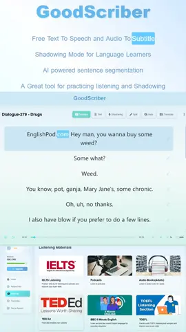 Day279 - 1 Minute Shadowing English Dialogue - Drugs