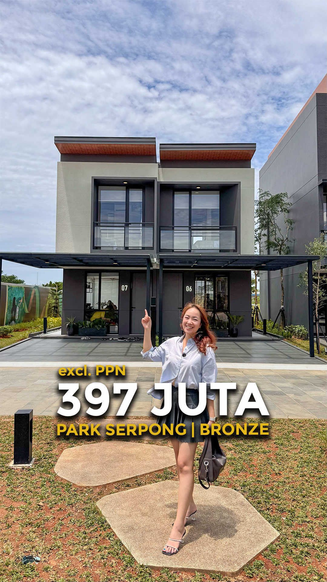 Rumah 2 Lantai Minimalis Enamaste Collection Park Serpong By LippoLand Tipe Bronze Alpha Harga Early Bird 397 JUTA Excl. PPN Uk. 3.3 x 9.5 LT. 31.4 LB. 35 KT. 1 KM 1+1 Carport. 1 Langsung contact Ruth Click Link di Bio ya. Nanti Ruth ajak visit show unit🤩 𝐑𝐮𝐭𝐡 𝐒𝐨𝐞𝐬𝐚𝐧𝐭𝐨 ☎️ 𝟎𝟖𝟏𝟓 𝟕𝟒𝟕𝟕 𝟕𝟏𝟏𝟔 𝑿𝒂𝒗𝒊𝒆𝒓 𝑴𝒂𝒓𝒌𝒔 𝑮𝒍𝒐𝒓𝒚 #rumahtangerang #parkserpong #rumahunder1m #rumahminimalis #lippoland  