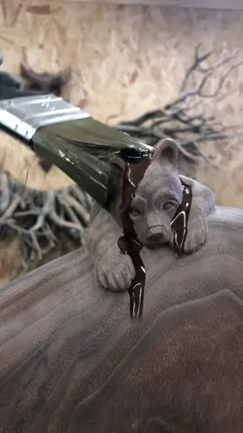 I made this from Walnut wood! #woodcarving #sculpture #artwork