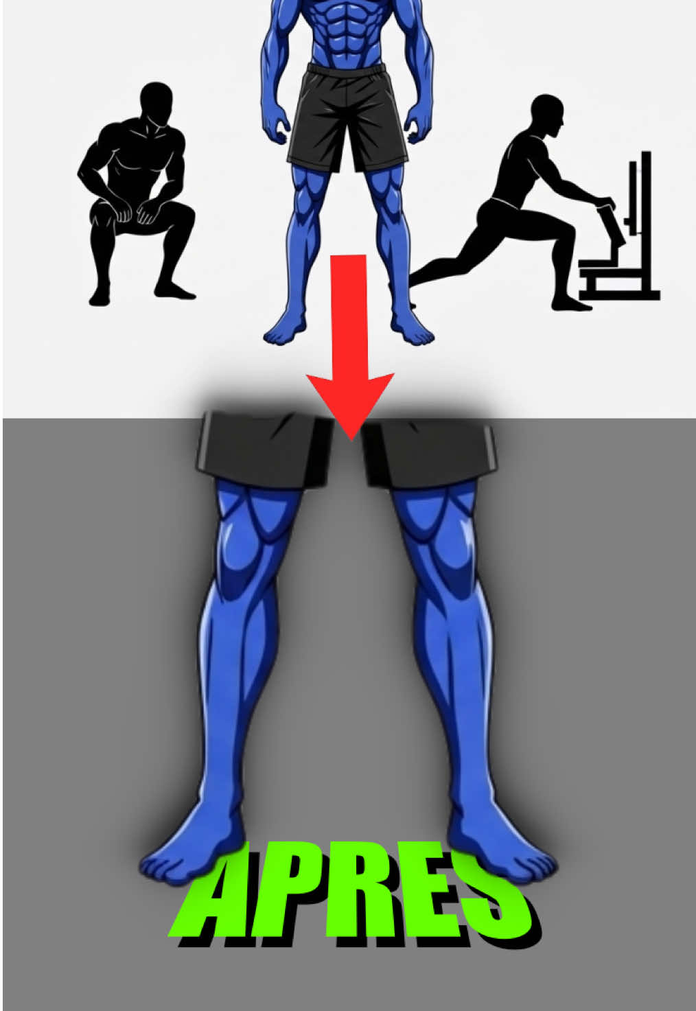 Les Seuls Exercices Dont Tes Jambes Ont Besoin ! #sport #jambes #legday #entrainement 