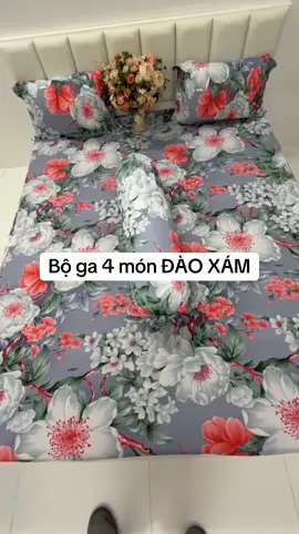 Bộ ga thun hàn quốc ĐÀO XÁM#gagoiphuongnhi #xuhuong 