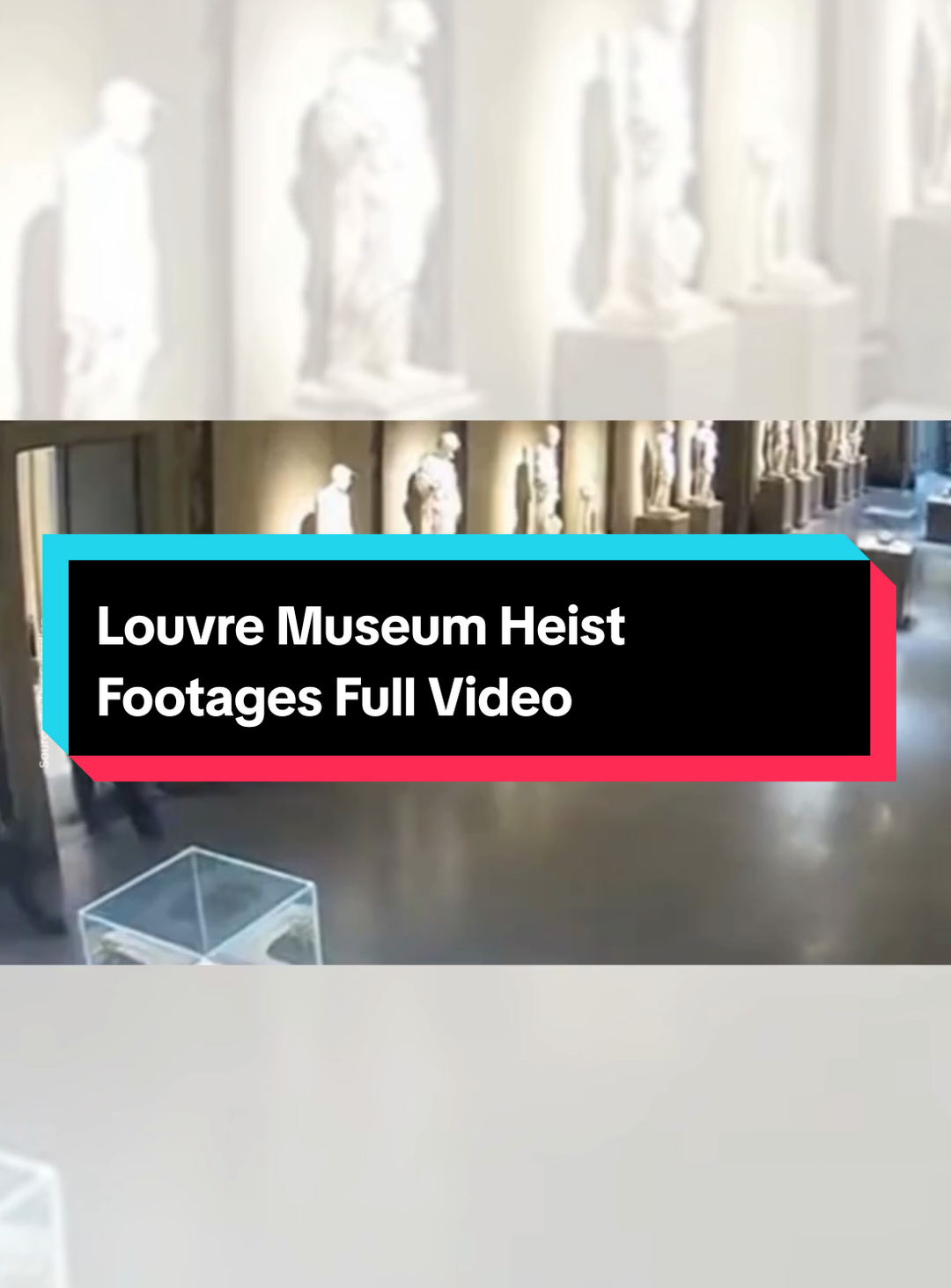 CCTV Footage of Louvre Museum Heist. Louvre Museum Heist Footages. Robbery at Louvre Museum. #LouvreMuseum #cctvfootage #Paris #LouvreHeist #BreakingNews 