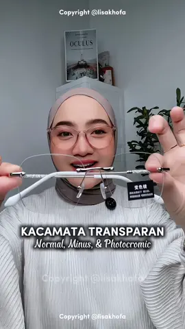 Kacamata Photocromic Bisa Normal dan Minus. Model Kacamata Transparant Tanpa Bingkai Yang Classy Banget, Simpel tapi mewah tapi harganya Terjangkau Banget! #kacamataphotocromic #kacamataminus #kacamatatransparan #kacamatatanpabingkai #kacamatawanita 