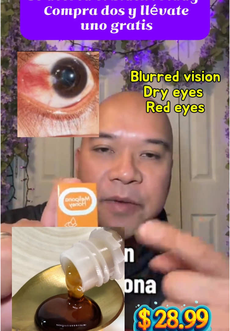Lo más dulce que he usado para mis ojos. #ojos #parati #melipona #saludable #natural #regalos #tiktokshop #abeja #kisugby #Halloween #HoneyDrop#ofertas #deals #tiktokshopblackfriday #tiktokshopcybermonday #dealsforyoudays #dealsforyou 