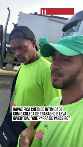 😂 Tem gente que jura ser #amigo de todo mundo, né? Mas com o rapaz do #vídeo não é bem assim não. O Ítalo chegou cheio de intimidade no colega de trabalho, mas o homem não estava nem um pouco afim de conversa. O pior foi quando Ítalo chamou o 