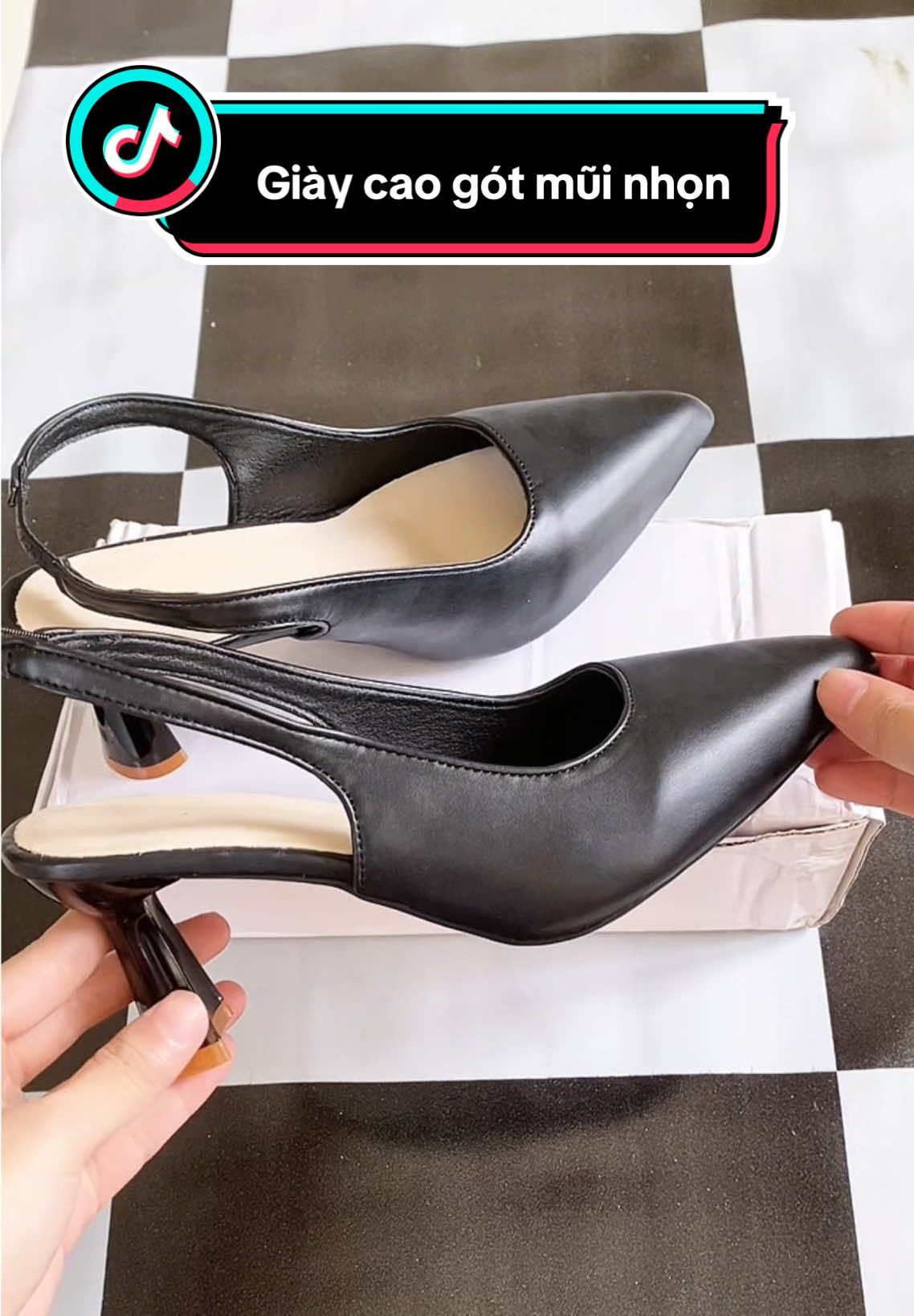 Giày cao gót mũi nhọn #giaycaogot #giaycaogotmuinhon #giaycaogotnu #xuhuong 