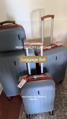 Amazing quality luggage set + super affordable #luggage #luggageset #suitcase #travelbag 