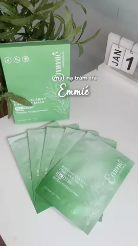 Mặt nạ tràm trà dành cho da mụn#matna #mask #emmie #happyskin #cherryunboxx 
