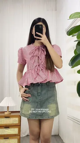 GANNI TOP OUTFIT >> #gannitop #gannitopoutfit #ribbontop #tops #cutetops 
