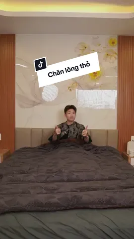 Chăn lông thỏ 🐇, chỉ 2xx tin được không ?? #luongtoanthang712 