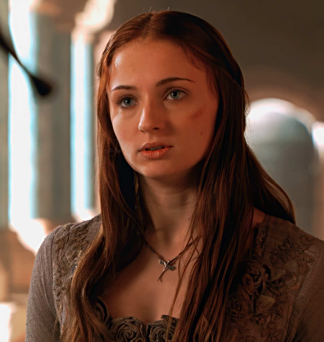 ‏Sandor Clegane and Sansa Stark 🔥. #thehound #sansastark #gameofthrones #gameofthronesedit #fyp 
