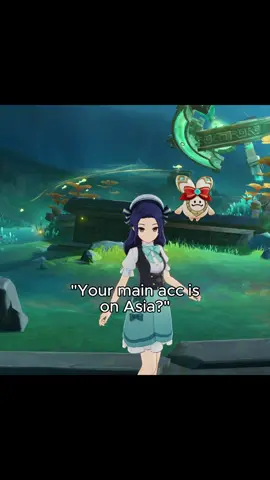 I swear I have my reasons, main one being America lags for me since the ping is always red  #GenshinImpact 