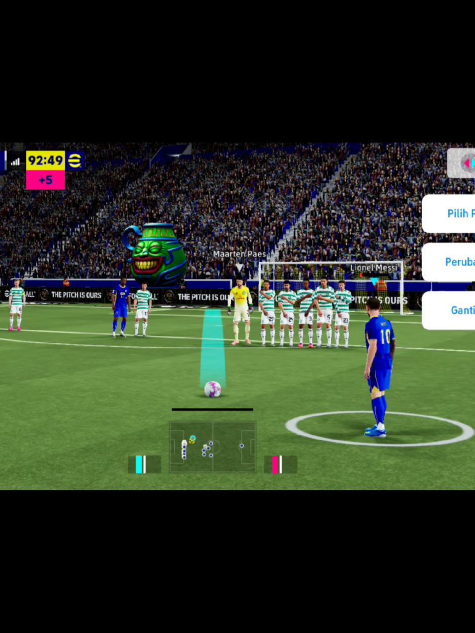 kiper lu ngapain si  #efootball #freekickefootball #golfreekick 