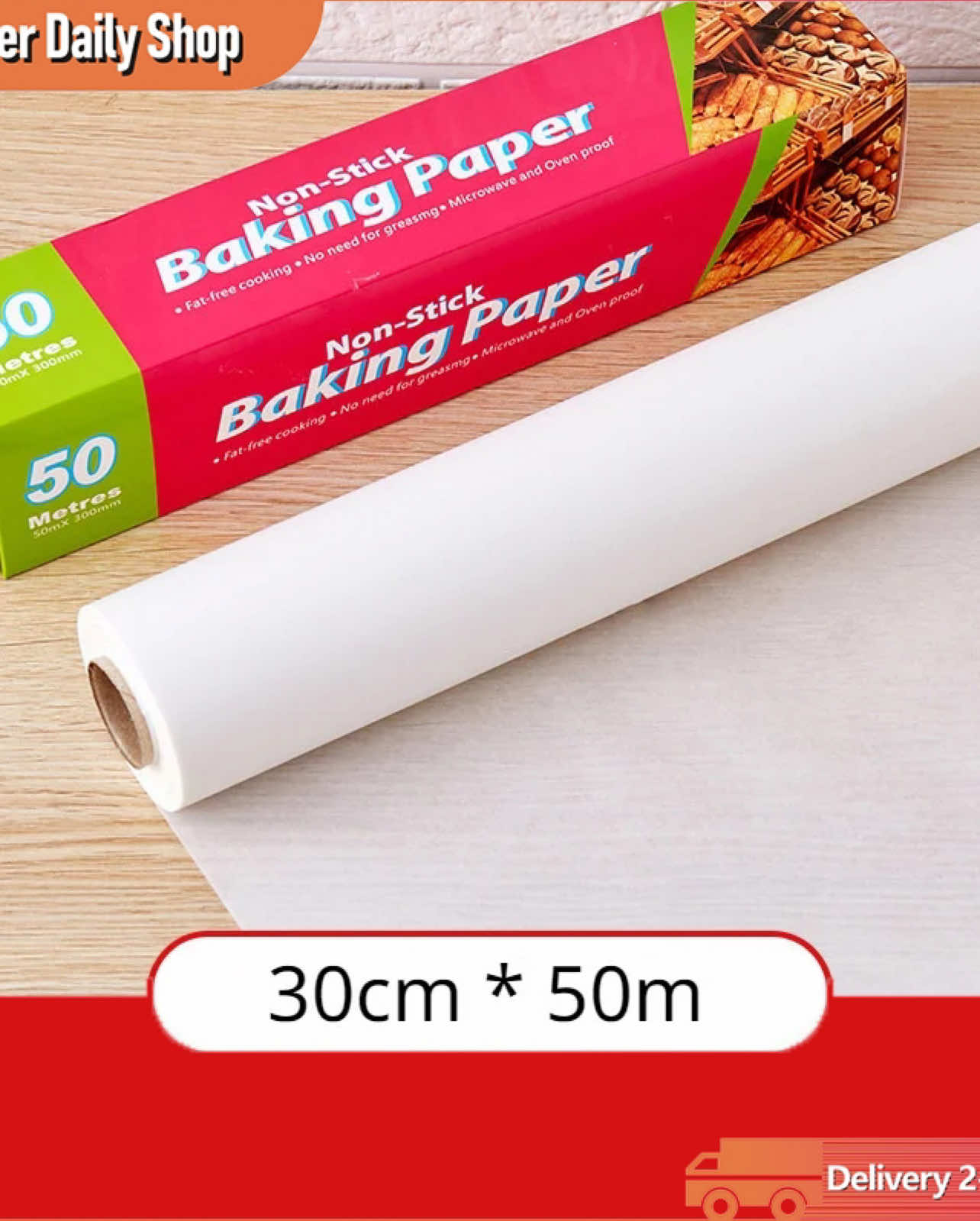 Bake like a pro with our 50m x 30mm baking paper! 🍰✨ Non-stick, durable, and perfect for all your baking needs — every baker’s must-have! 👩‍🍳🧁 Kindly Call 📞 text or WhatsApp us on +233242047032.You can also send us a dm @_pastel_accessories. You can make a purchase.All these and more are available for both wholesale and retail purposes  Nationwide deliveries at a fee. #BakingPaper #NonStickPaper #BakingEssentials #KitchenSupplies #PastelAccessories #CakeSupplies #BakeWithEase #BakingTools #PastryEssentials #BakersChoice