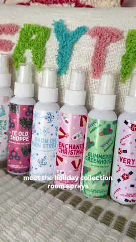 We are just under a week away from the holiday drop! Having a soft launch of the scents this year because the room sprays turned out too cute to not show off a little. . . #disneysmells #roomsprays #disneyinspired #holidaycollection 