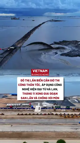 Công nghệ lấn biển hiện đại của Vinhomes green Paradise đến từ Hà Lan #vinhomescangio #vinhomesgreenparadise #xuhuongtiktok #lấnbiển #cầngiờ 