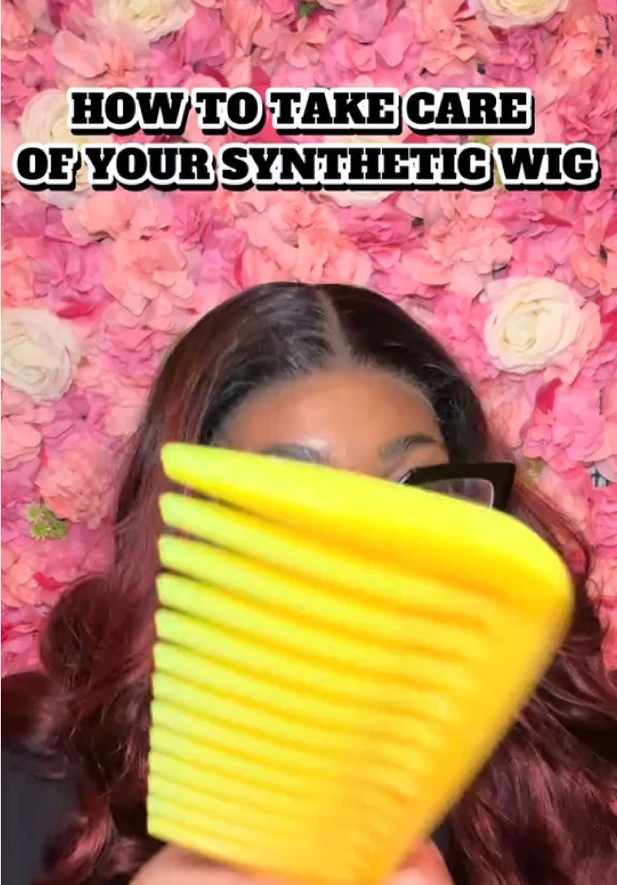 Keep your synthetic wigs looking brand new 🔥 Here’s how I wash, detangle, and revive mine so it lasts way longer 💇🏾‍♀️✨ #syntheticwig #wigcare #wigtips #beautycreator #hairtok 