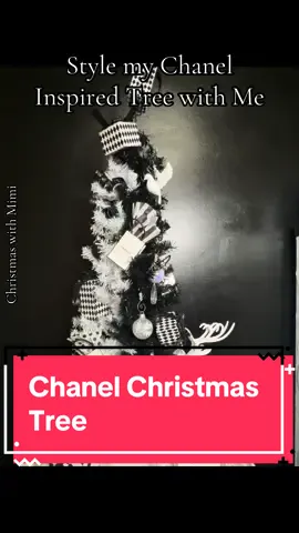Styling a Chanel inspired Christmas tree #christmastree #chanel #creatorsearchinsights #fyp 