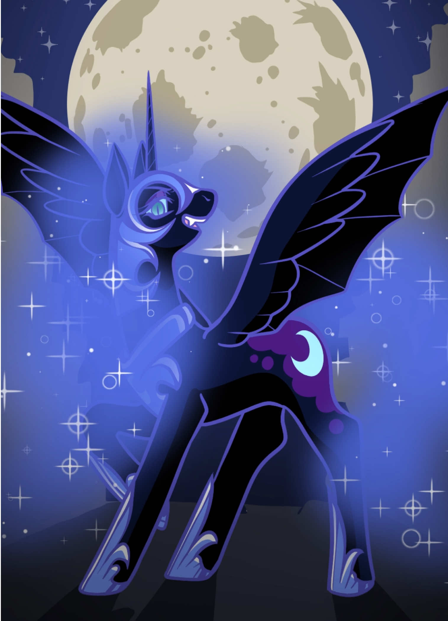 ☀️ VS 🌙 Song from the musical « Nerdy prudes must die » #mlp #mylittlepony #animation #nerdyprudesmustdie #mlpart 