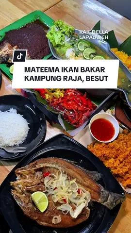 Finally jupo doh restoran ikan bakar tepi jalan hok memey gerenti sedap dan rego berbaloi di tepi jalan dekat area kampung raja besut, memey sohor sini sebab tu penuh sokmo ore. kalau gi please tera ike bekok, set berempah dgn set dulang rakyat 😋🙌🏻🔥 #MakanLokal #halalfoodie  #MYFoodie #kelateteam 