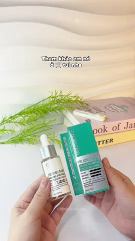Peel tại nhà nhẹ nhàng dành cho da mụn ✨🎀 #detoxblanc #peelacnesblanc #serummun #reviewlamdep #chinhthichriviu 