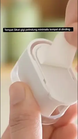 Tempat sikat gigi pelindung minimalis tempel di dinding  #promomakangajian #cuantanpabatas #modalkontendoang  #raksikatgigitempel 