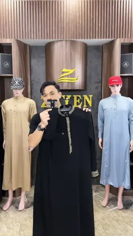 Jubah gamis pria bordir lengan panjang manset hitam pekat #tiktoklive #livehighlights #promomakangajian #fypage #fyppppppppppppppppppppppp 