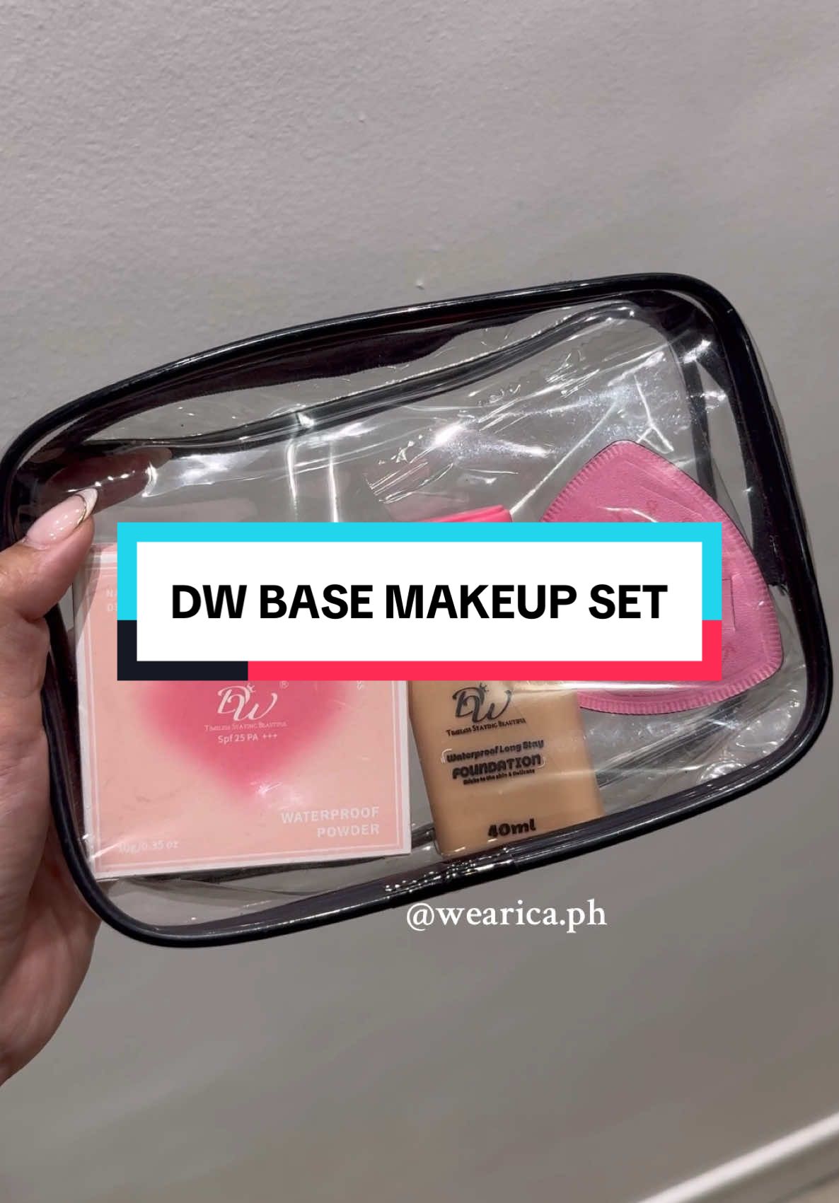 Ganda! 😍 Ang laki pa ng masasave mo sa makeup set na to! 🥰💖 #foundation #facepowder #makeuppuff #pouch #makeupset 