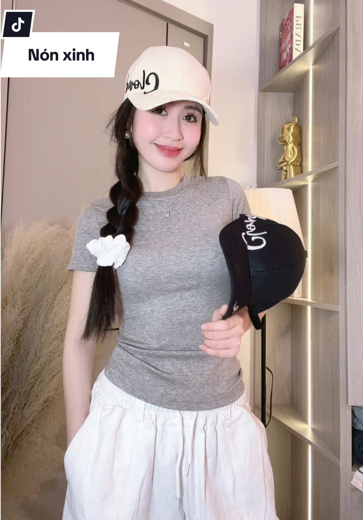 Mê nón này quá k quay k được 🤍#xuhuong #review #nón #muluoitrai #nonnamnu 