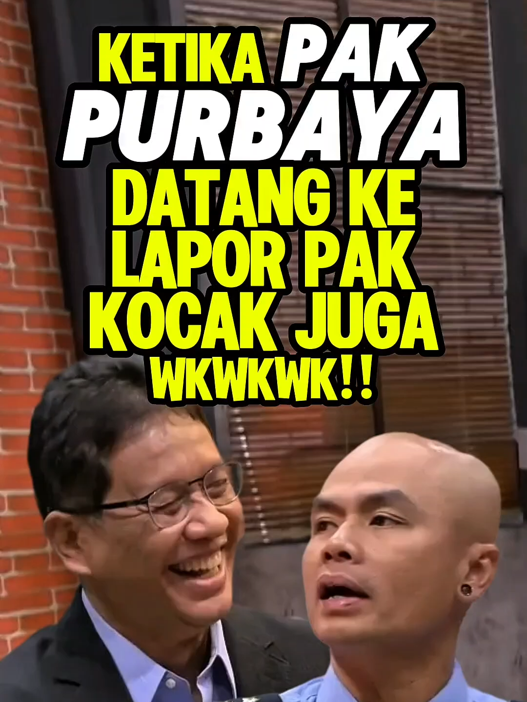 PAK PURBAYA DATANG KE LAPOR PAK 🤣 #laporpaktrans7 #kemenkeu #wendicagur #lucu #purbayayudhisadewa #viralvideo #fyp