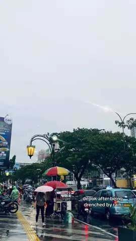 Depok after rain✨✨#vibeshujansore 