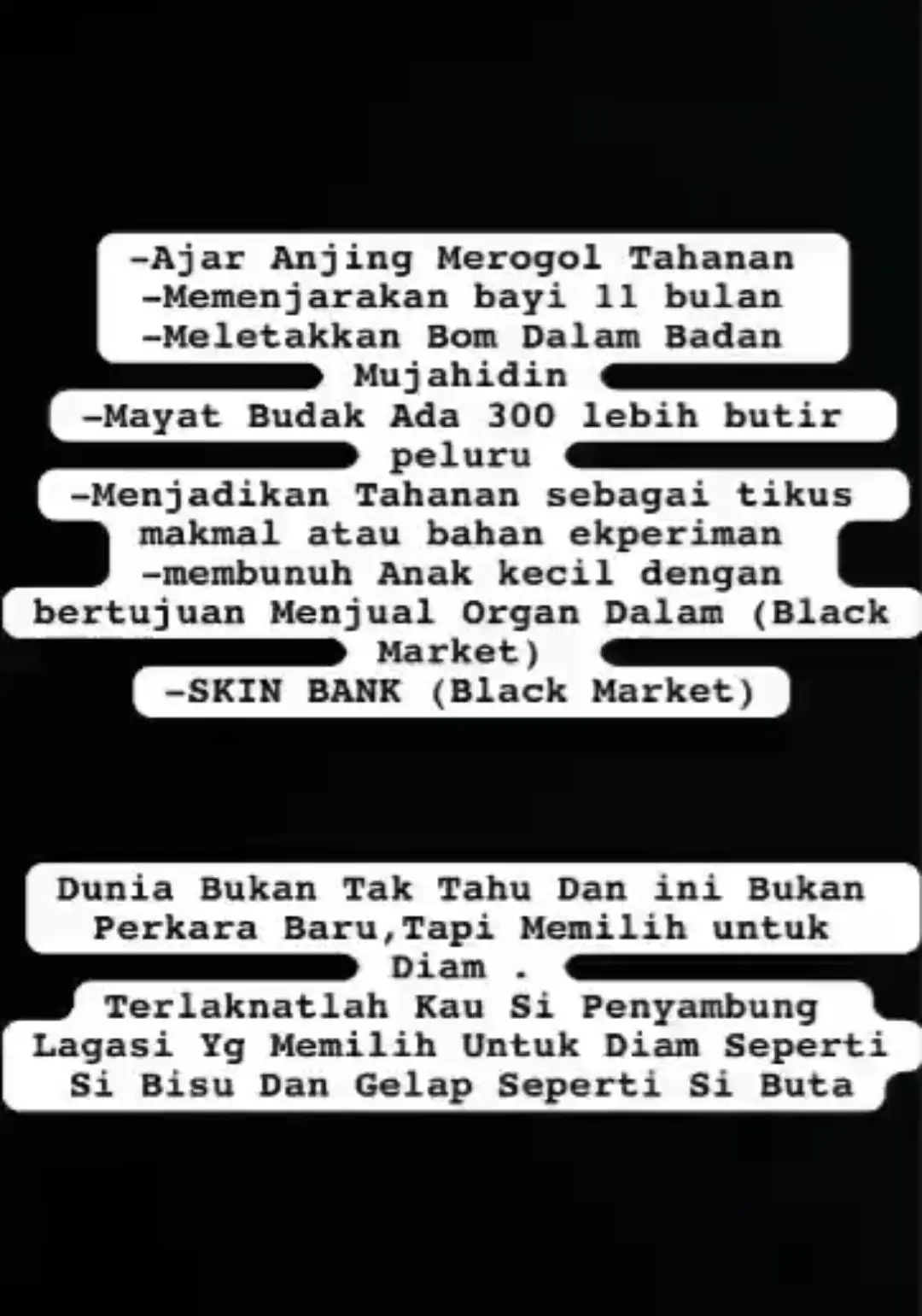 Ya Allah ,  Merdekakanlah Palestine Seperti Kami Di Malaysia . Ya Rahman , Selamatkan Saudara kami Di Palestine Sana .  Ya Allah , Berikanlah Kekuatan kepada Mereka yang memperjuangkan Kemerdekaan Buat Rakyat Palestine Ya Allah Hambamu ini luluh Melihat Anak anak kecil yang tak berdaya melawan dijadikan korban . Ya Allah Miskinkanlah Mereka yang menjadikan Anak anak yang tidak berdosa itu sebagai korban Ya Allah .  Amin Ya Mujib Ya Rabbal a'lamin  #berubahmenjadilebihbaik #freepalestine #palestine🇵🇸 