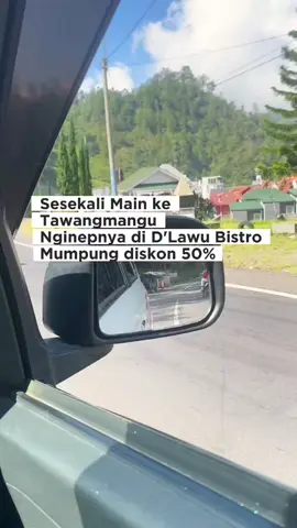✨ Sesekali main ke Tawangmangu, nginepnya di D’Lawu Bistro! Udara sejuk, view pegunungan, dan vibes-nya cozy banget buat healing 😍 ⁣ 💥 Lagi ada diskon super hingga 50% buat pemesanan hotel di TikTok mulai 24 Oktober – 12 November 2025! ⁣ 📍Buruan klik “Tag Lokasi” di video ini buat dapetin promonya~ ⚠️⁣ Harga dan promo dapat berubah sewaktu-waktu. #superbrandgo #supertravelvibes #supertravelbrand #tawangmangu #penginapantawangmangu #tawangmanguhits #dolankaranganyar #lawumountain #lawubistro 