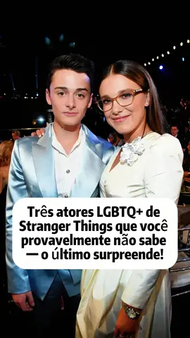Três atores LGBTQ+ de Stranger Things que você provavelmente não sabe — o último surpreende!#brasil🇧🇷 #foryour #celebrity #entertainment #strangerthings 