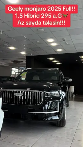 GEELY Monjaro 2025!!! 1.5 hibrid ! Tam Fulll! #geely #geelymonjaro #monjaro #geelycoolray 