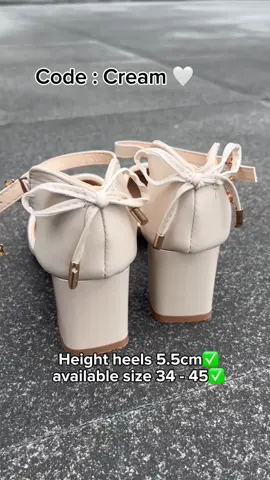 Sopan, manis, dan selesa — itu gaya sebenar dengan Kerrie Heels 👠✨ #mykutsu #heels #heelsplussize #saizbesar #strapheels 