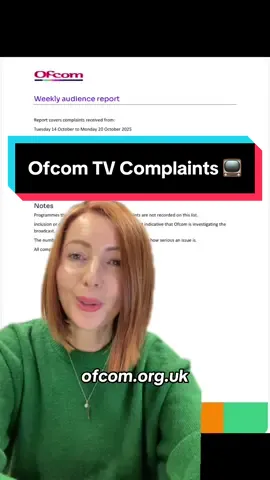 This latest audience complaints are in 📢 #Channel4 #Dispatches #ITV1 #Emmerdale