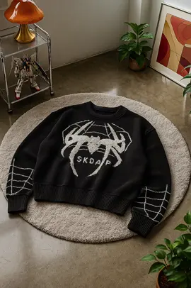spider sweater 🔥 #outfitideas #OOTD #fyppppppppppppppppppppppp #fyp #sweater 