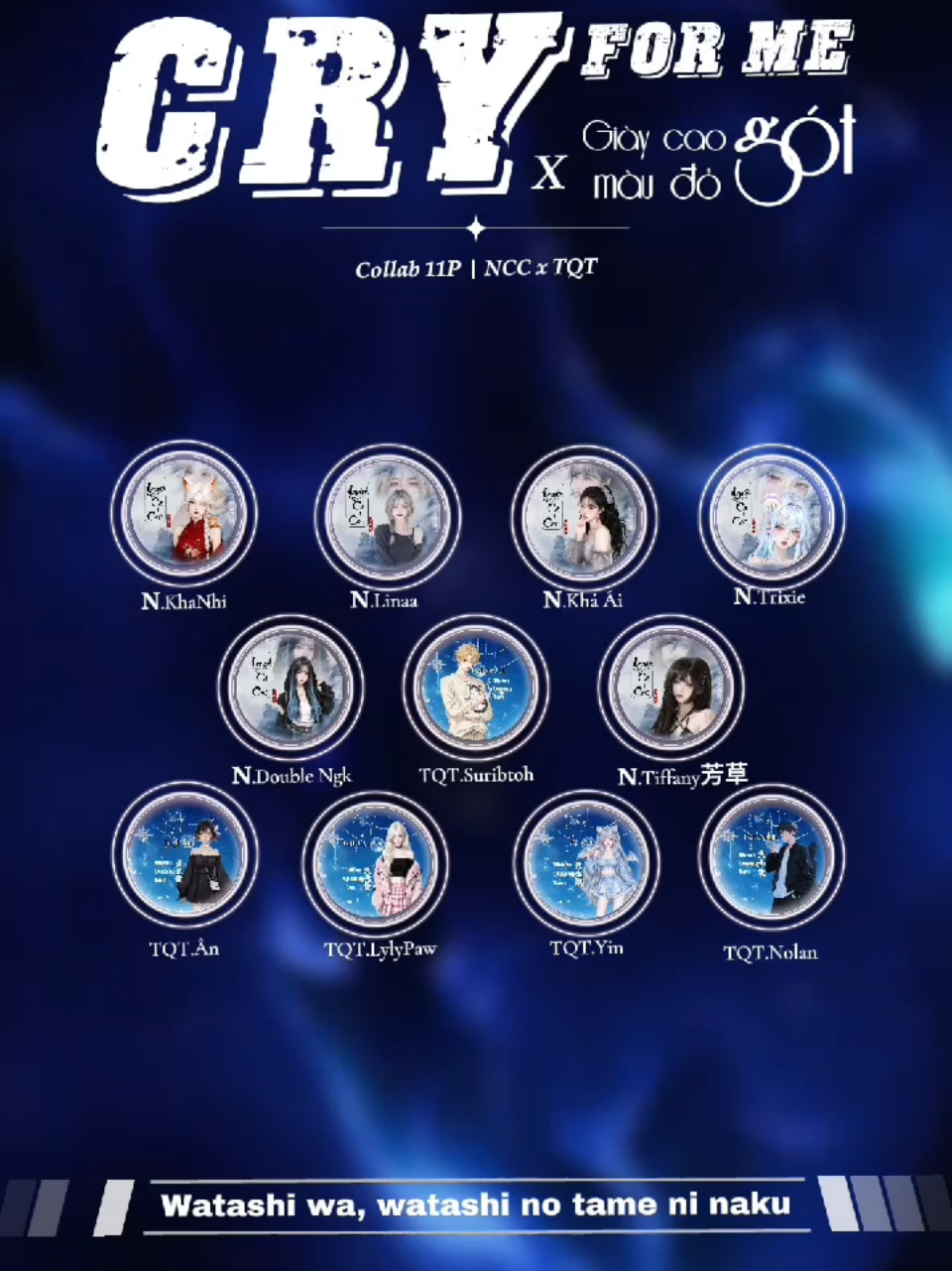 Cover : Cry For Me × Giày Cao Gót Màu Đỏ| NCC × TQT (11P) - sản phẩm hợp tác cùng @✨ Thiên Quang Tán ✨ 天上的光 ✨🪭  Editor : @Remus  Mixer : @Nyomi |幂儿  #NCC#TQT#月歌亭#cahat#viralllllll 