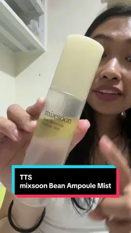 I have tonssss of different mists but this one from @mixsoon @mixsoon_official is definitely a fave! #mixsoon #facemist #beanbalancingampoulemist #beanskincare #facemist 