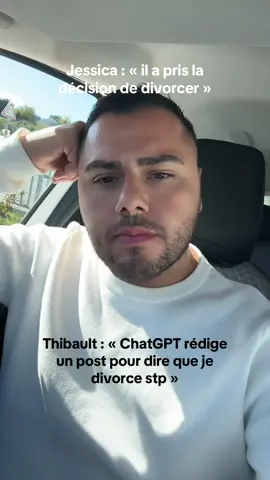 « Je remercie Jessica la mère de mes enfants pour cette aventure » 💀💀  Pitié n’écrivez rien si c’est pour écrire ça. Il lui a rajouté 5 ans de thérapie là 😭 #Jessica #Thibault #divorce #pourtoi