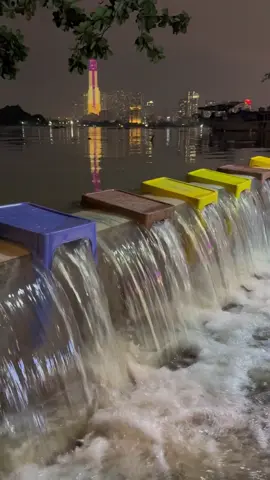 Triều cường lên cao quá #saigonmenthuong 