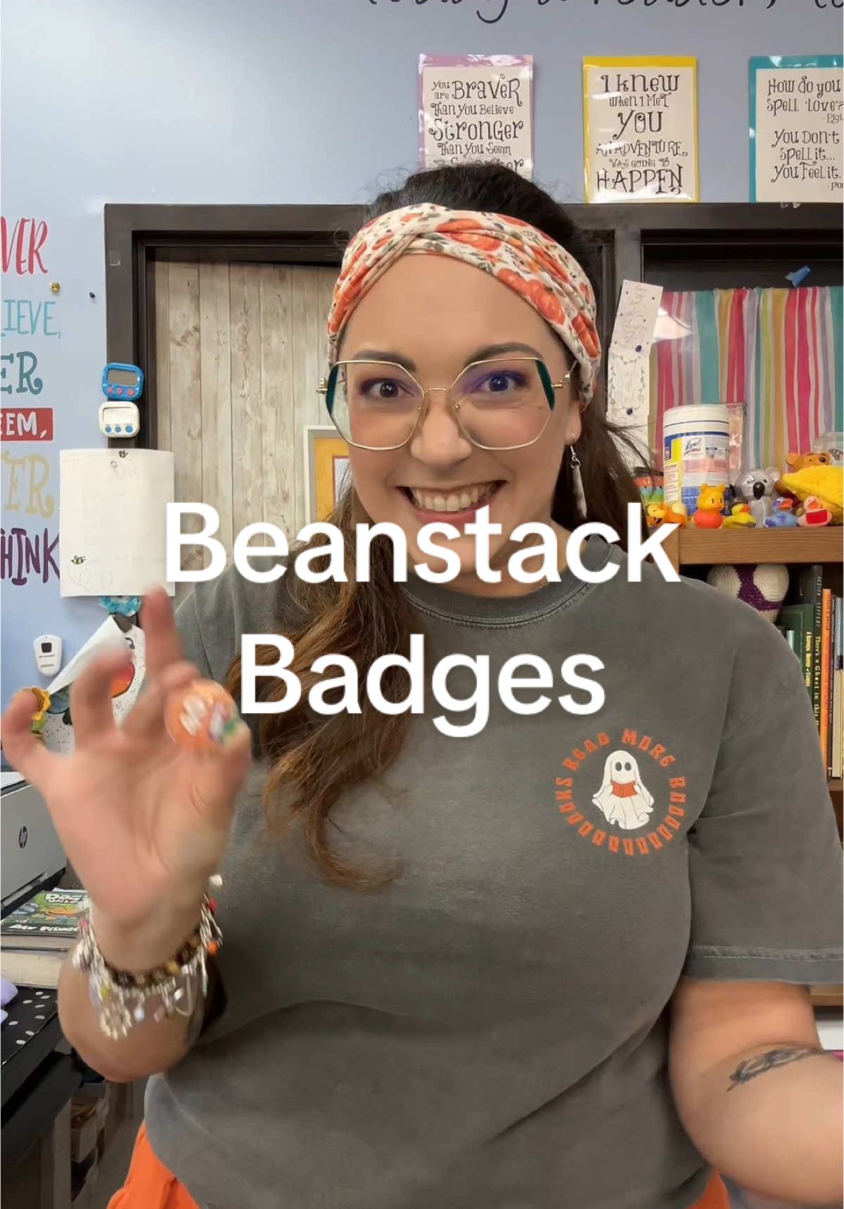 I was already having daily conversations with my students about what they were reading, but now I’m having three times daily conversations about what they’re reading and what badges they’ve unlocked because they’re so excited to keep going. ##BeanstackPartner##schoollibrarian##librariansoftiktok##librartok##librarytiktok##beanstack